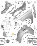 Citroen Ds4 D41 Ön Sol Çamurluk Davlumbazı Orjinal
