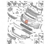 Peugeot 2008 A94F Tampon Üst Fitili Orjinal