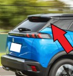 Peugeot 2008 P24E Sağ Bagaj Kapak Kenar Bakaliti Siyah Orjinal
