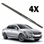 Peugeot 301 Cam Sıyırıcı Fitil Takımı Krom Ürün 4 Adet Set Ithal Ürün