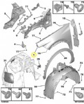 Peugeot 408 Ön Sol Çamurluk Orjinal